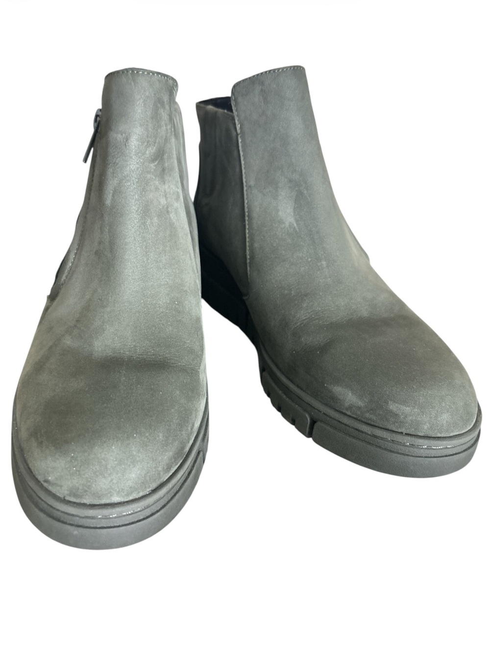 Vionic Uptown Sur Weatherproof Ankle Boots Dark Olive Size 6.5